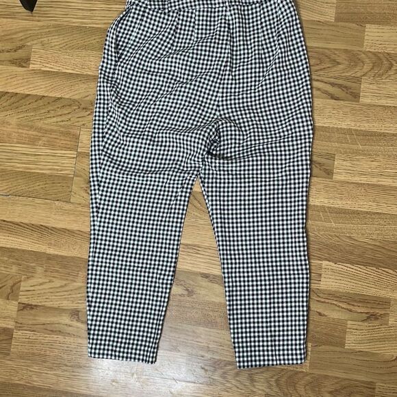 Cute Mini Plaid Bag Waist Ankle Trousers by Express - Picture 7 of 11